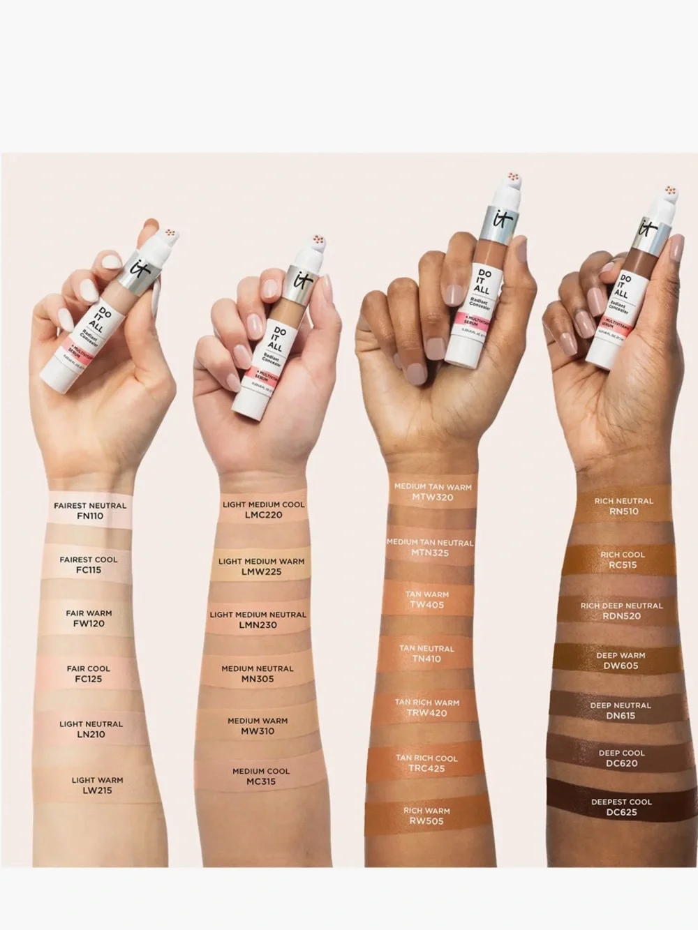 IT Cosmetics Do It All Radiant Concealer - 505 Rich warm
